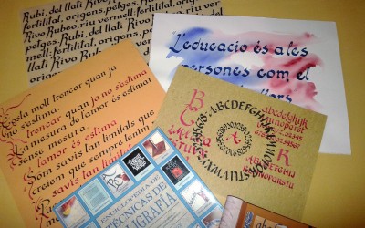 Taller de cal·ligrafia amb Quim Conca