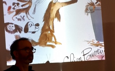 Visita de Marc Boutavant… i el Gos Pudent