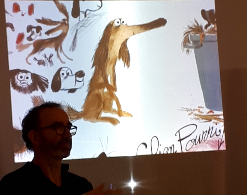 Visita de Marc Boutavant… i el Gos Pudent