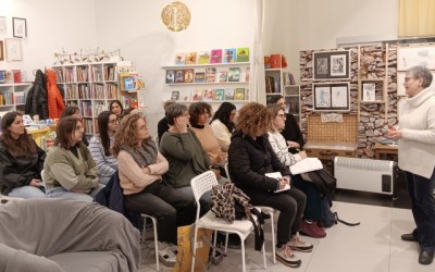 Visita de les alumnes del màster de Biblioteca Escolar de la UB