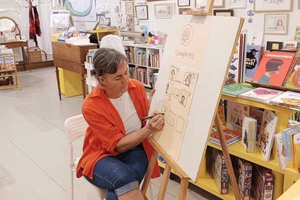 Pensar i crear: tallers amb la il·lustradora Noemí Villamuza